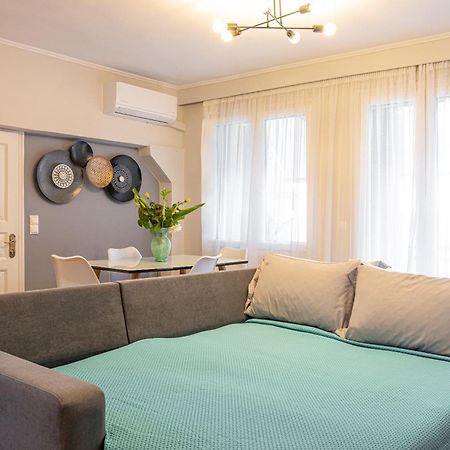 Pythagorio Blue Street Apartment With Balcony Екстер'єр фото