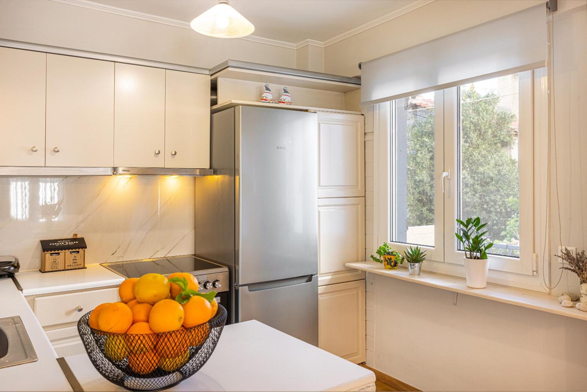 Pythagorio Blue Street Apartment With Balcony Екстер'єр фото